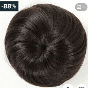 Hair Piece Bun with Comb & Adjustable Straps